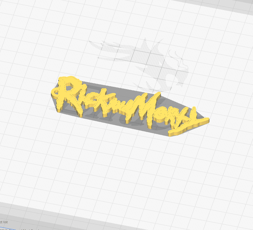 Rick and Morty - KEYCHAIN 3d model