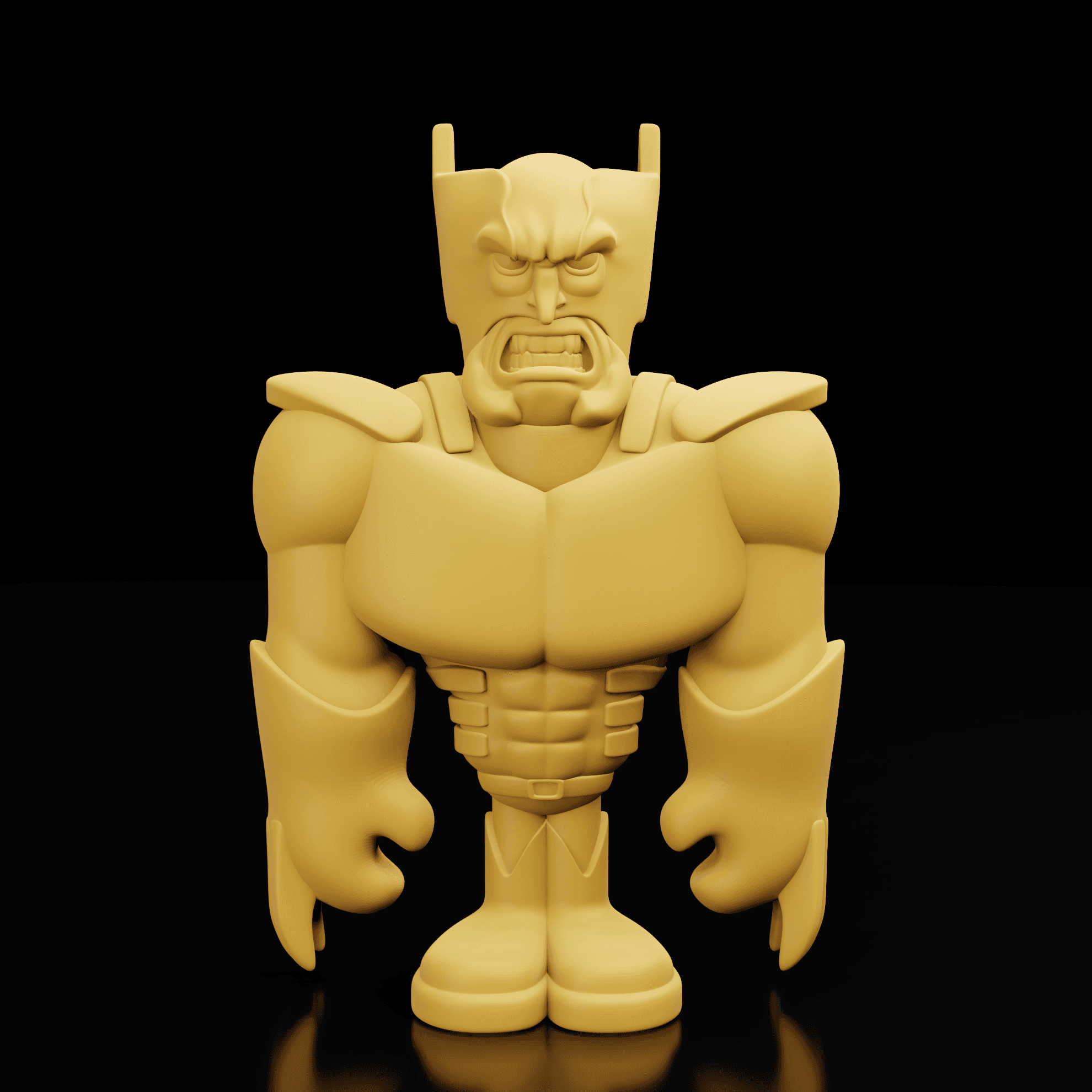 Stylized Wolverine 3d model