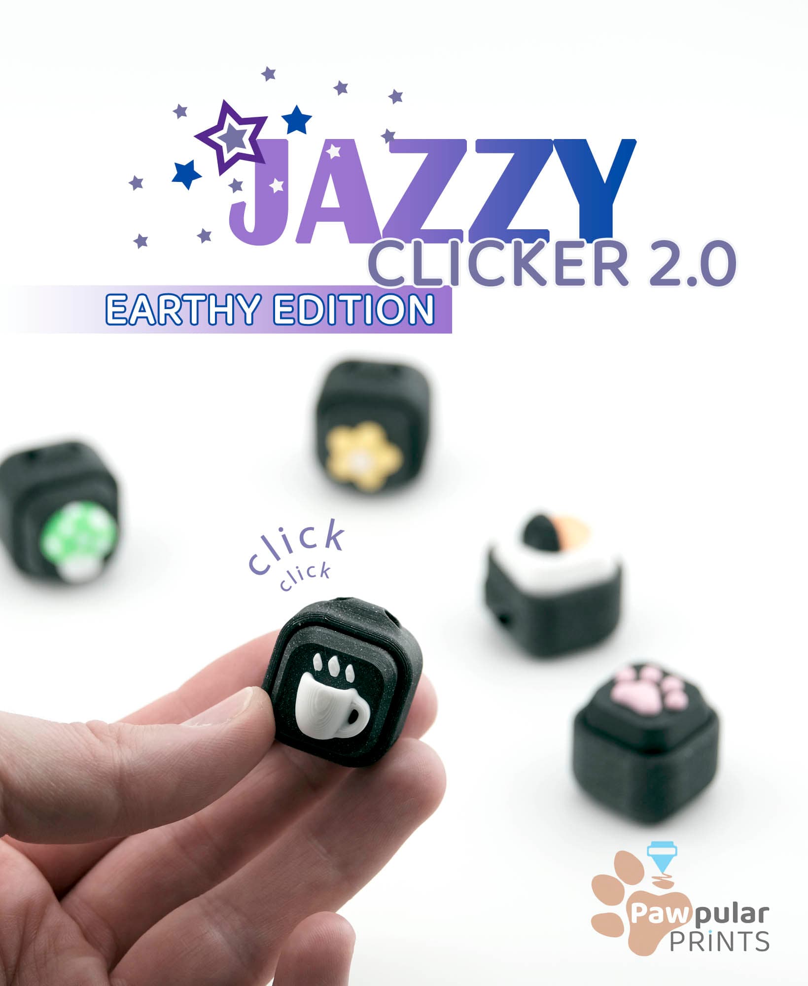 Jazzy Clickers 2.0 Earthy Edition 3d model