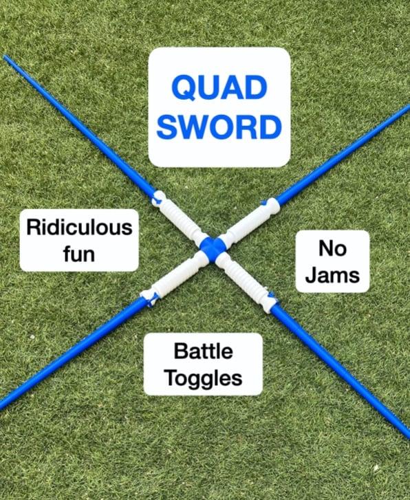 Spools Quad Extendisword 3d model