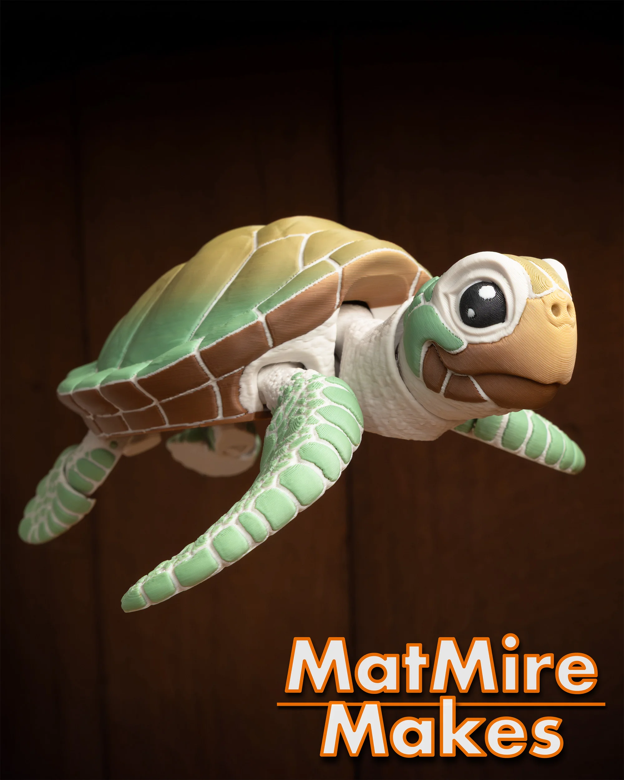 Sea Turtle - Articulated Figure 3d model