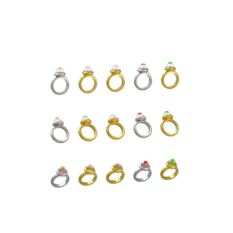 Captain Planet Ring Collection 3d model