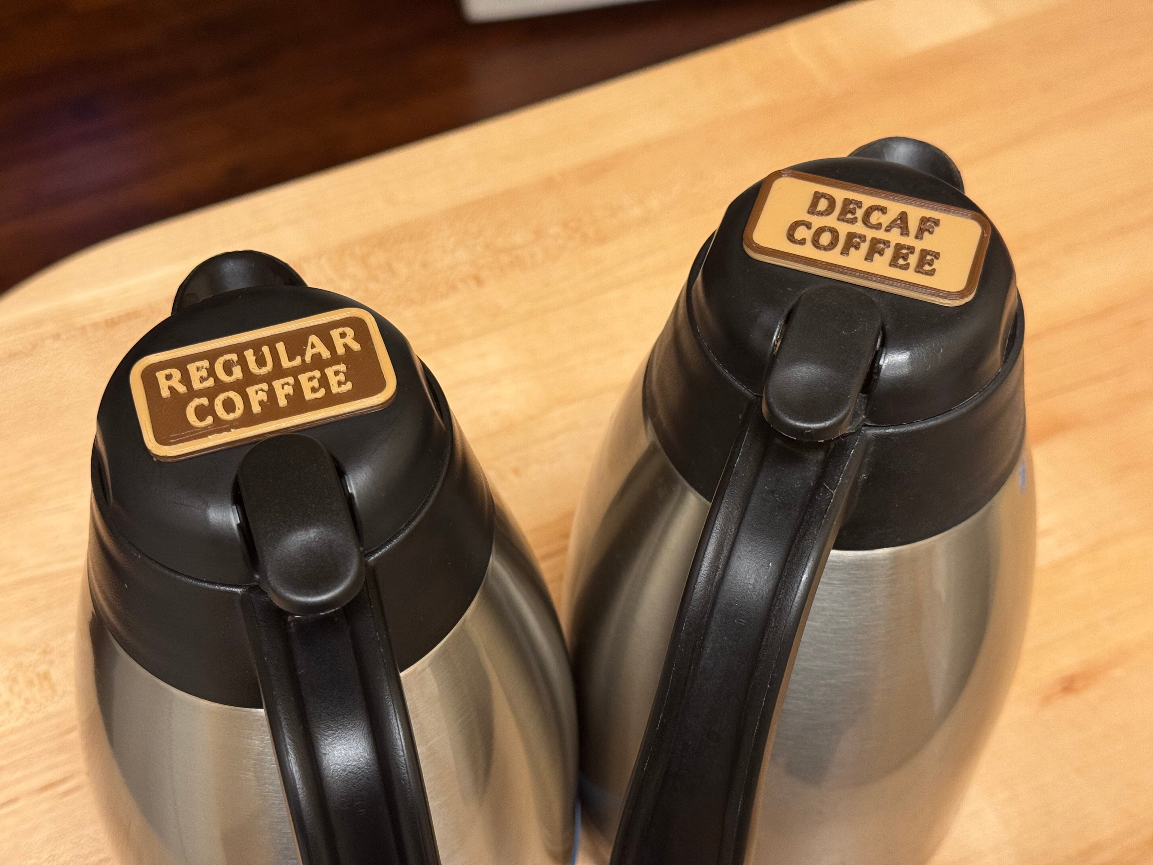 Carafe labels 3d model