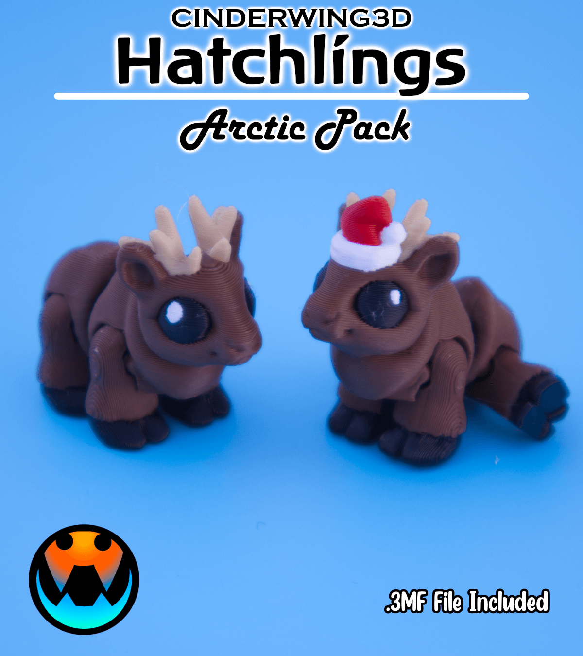 Reindeer - Hatchling 3d model
