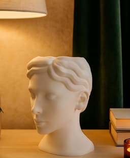 Musea Vase – Sculptural Bust-Inspired Home Decor 3d model