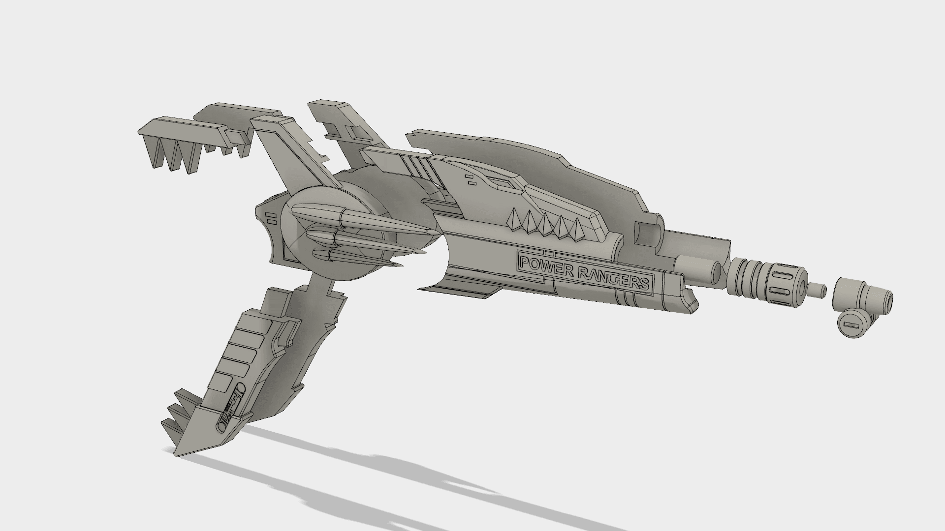 Power Rangers Blaster 3d model