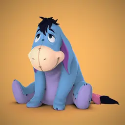 Eeyore -Winnie The Pooh 3d model