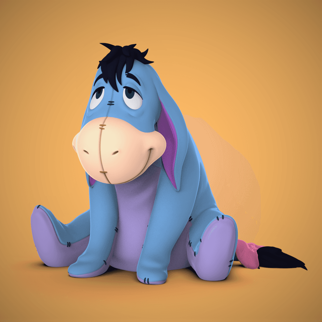 Eeyore -Winnie The Pooh 3d model