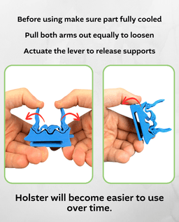 Pokeball Holster (print in place) 3d model