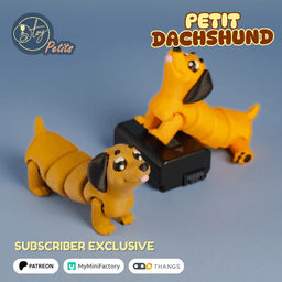 PETIT DACHSHUND 3d model