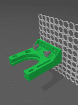 Dillon XL750/750 Toolhead Multiboard Mount (Mid Thread Version) 3d model