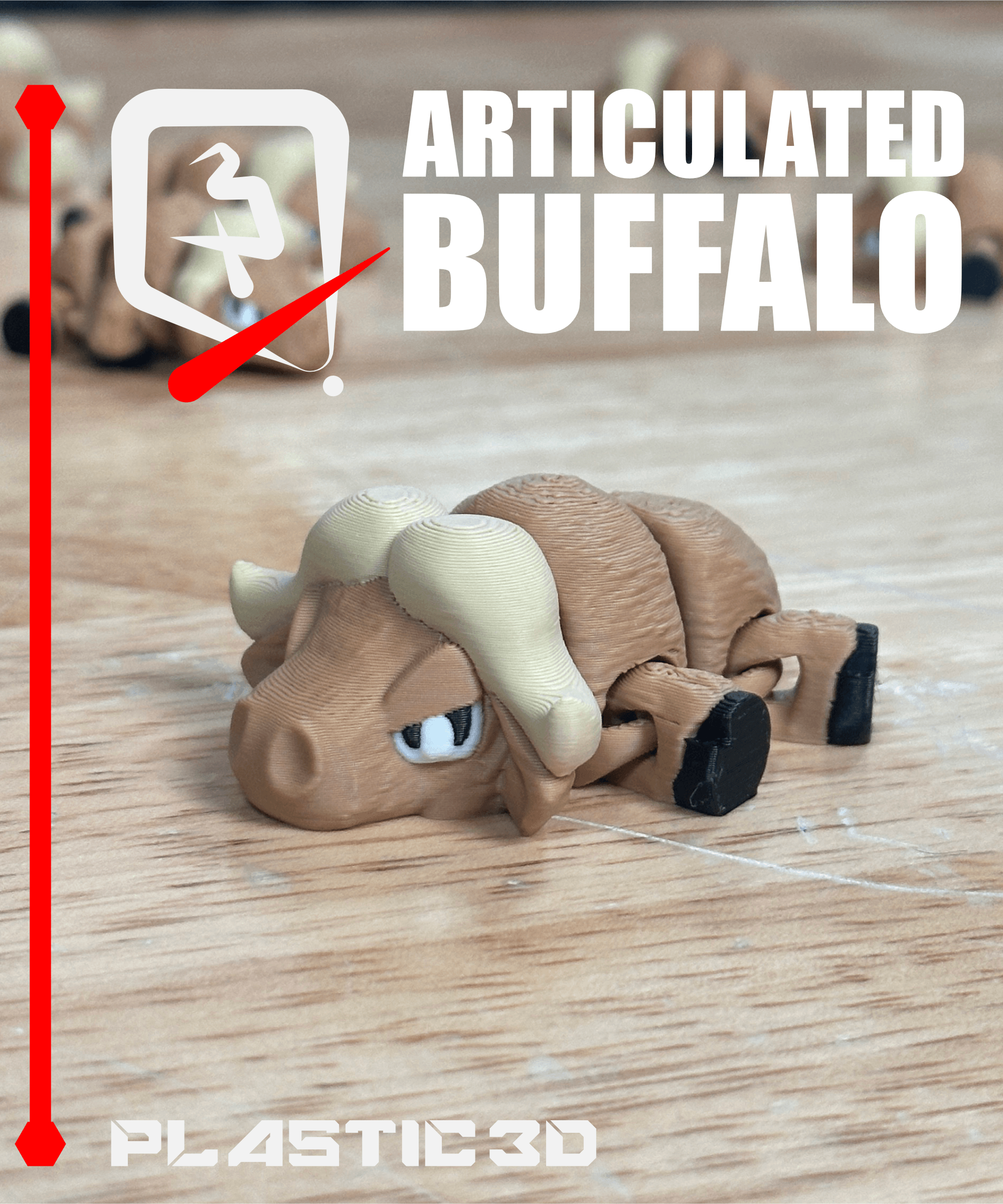 Articulated Buffalo — The Prairie Monarch 3d model