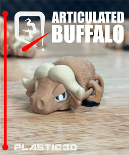 Articulated Buffalo — The Prairie Monarch 3d model