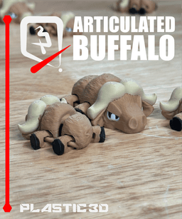 Articulated Buffalo — The Prairie Monarch 3d model