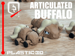 Articulated Buffalo — The Prairie Monarch 3d model