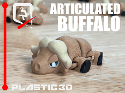 Articulated Buffalo — The Prairie Monarch 3d model