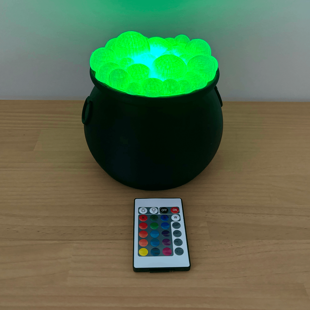 LED Cauldron Halloween Decoration 3d model