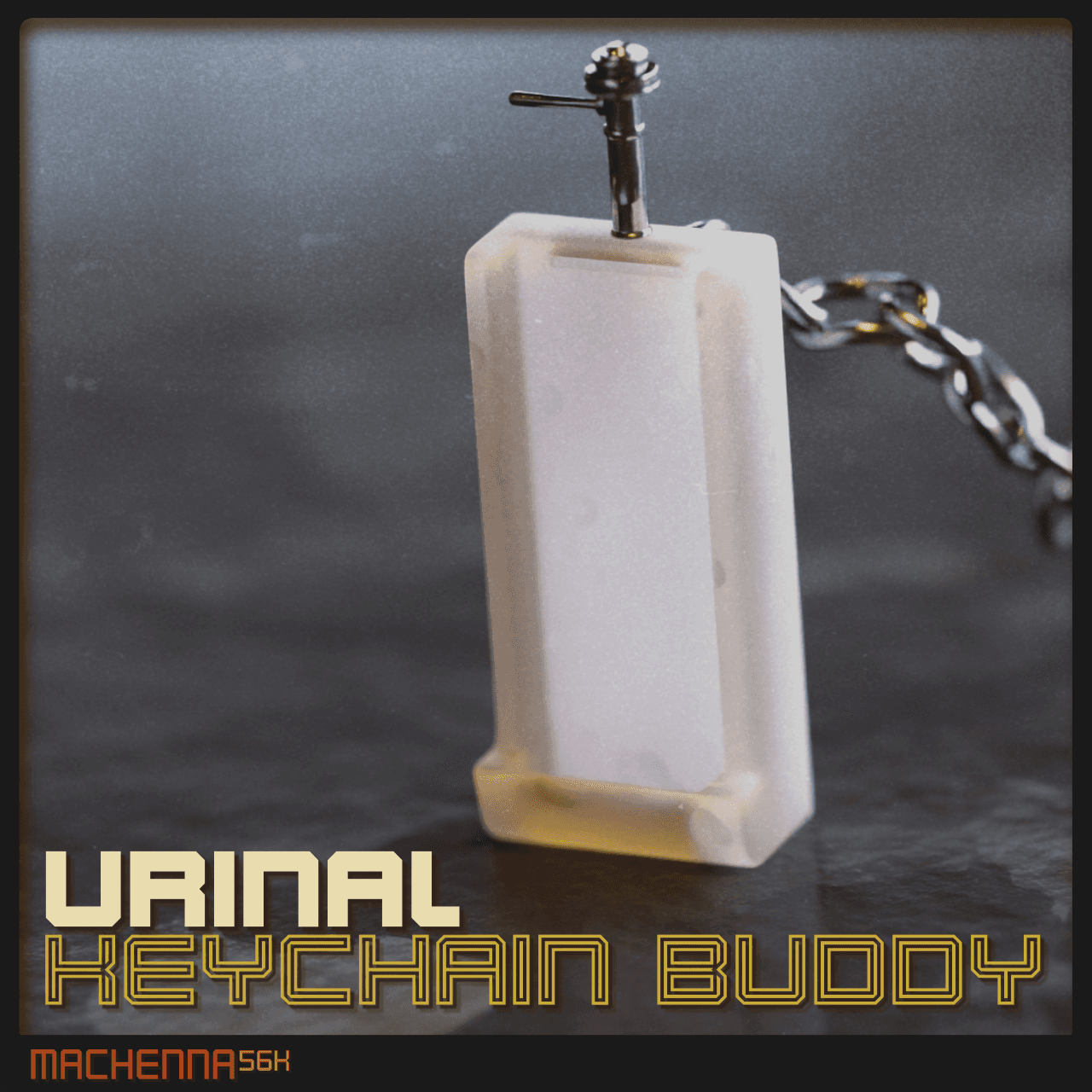 Urinal Keychain Buddy 3d model