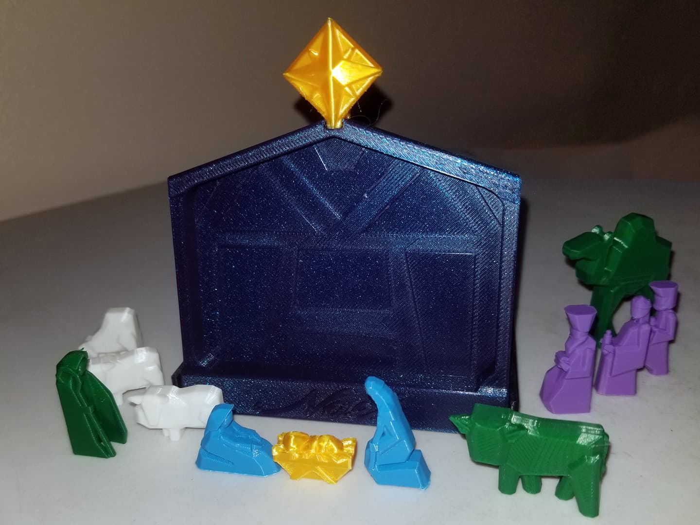 Low Poly Pocket Nativity 3d model