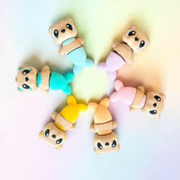 Kawaii MerBear 3d model
