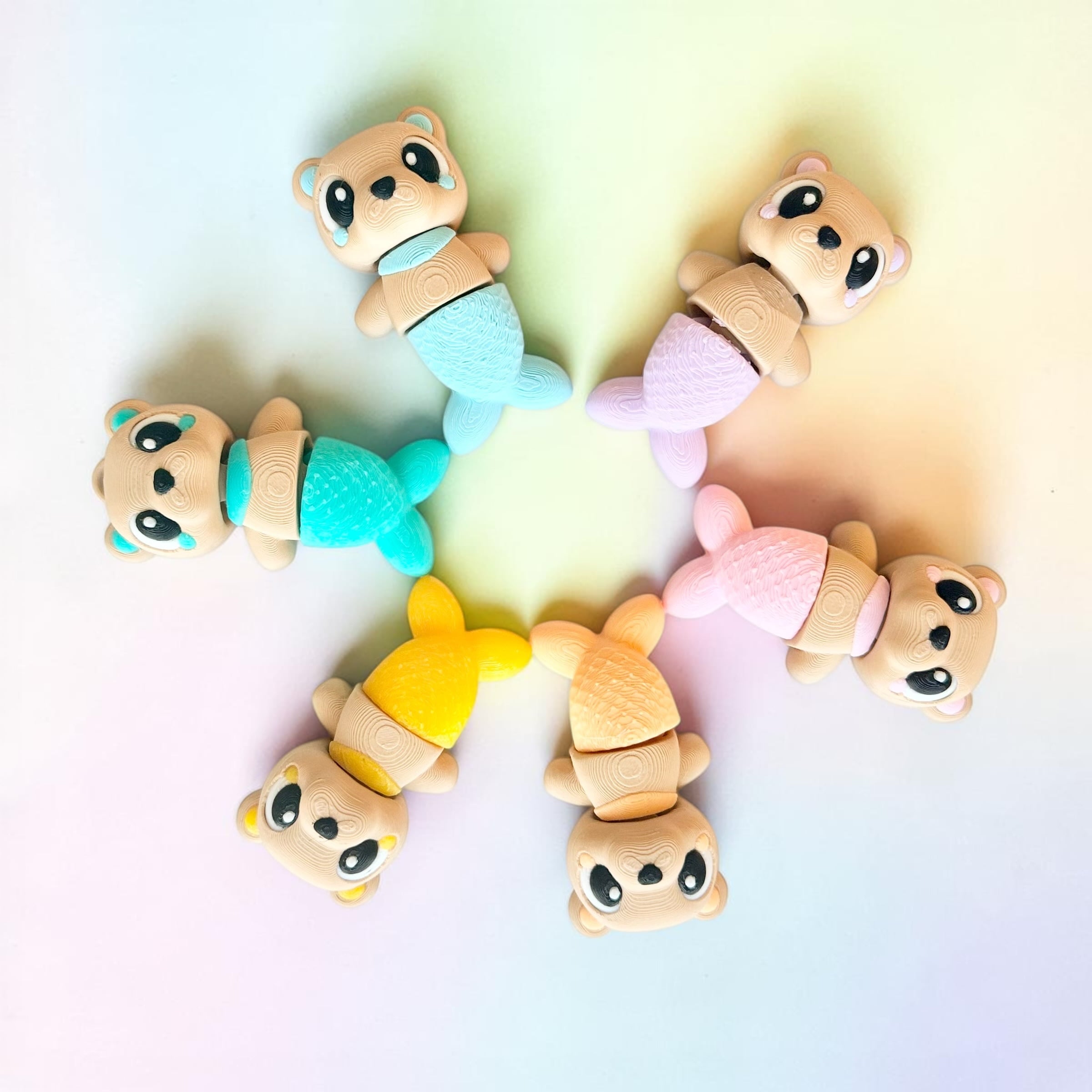 Kawaii MerBear 3d model