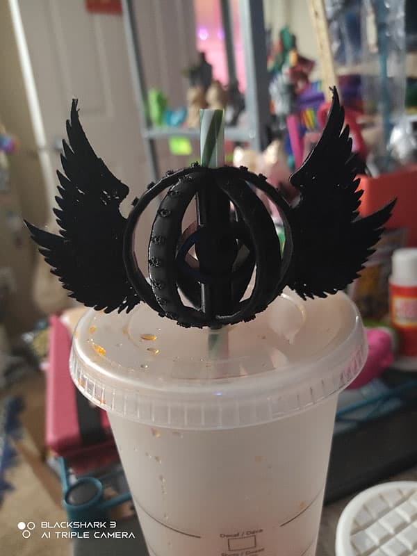 Ophanim-Bibically Accurate Angel strawtopper 3d model