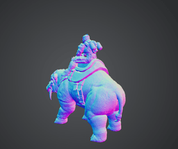 SADDLED PHIOMA 3d model