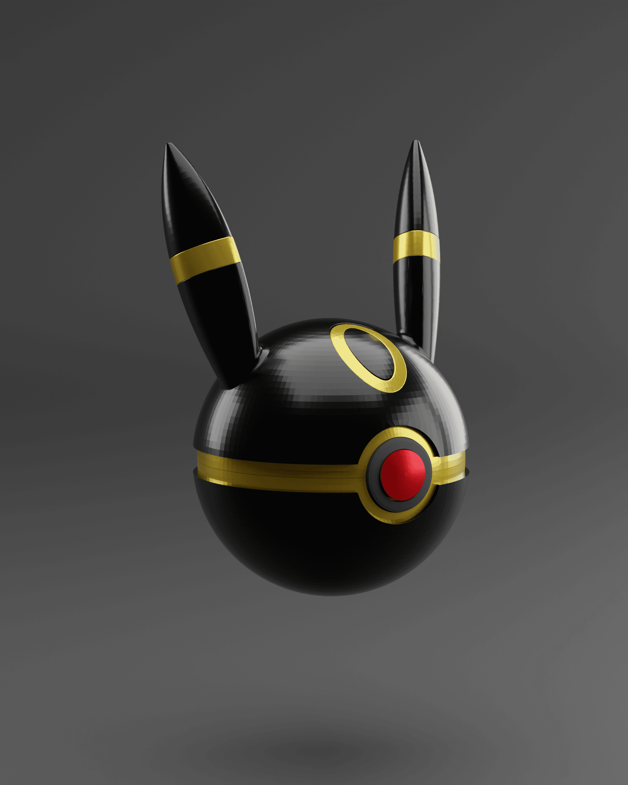UmbreBall Umbreon Themed Opening Pokeball  3d model