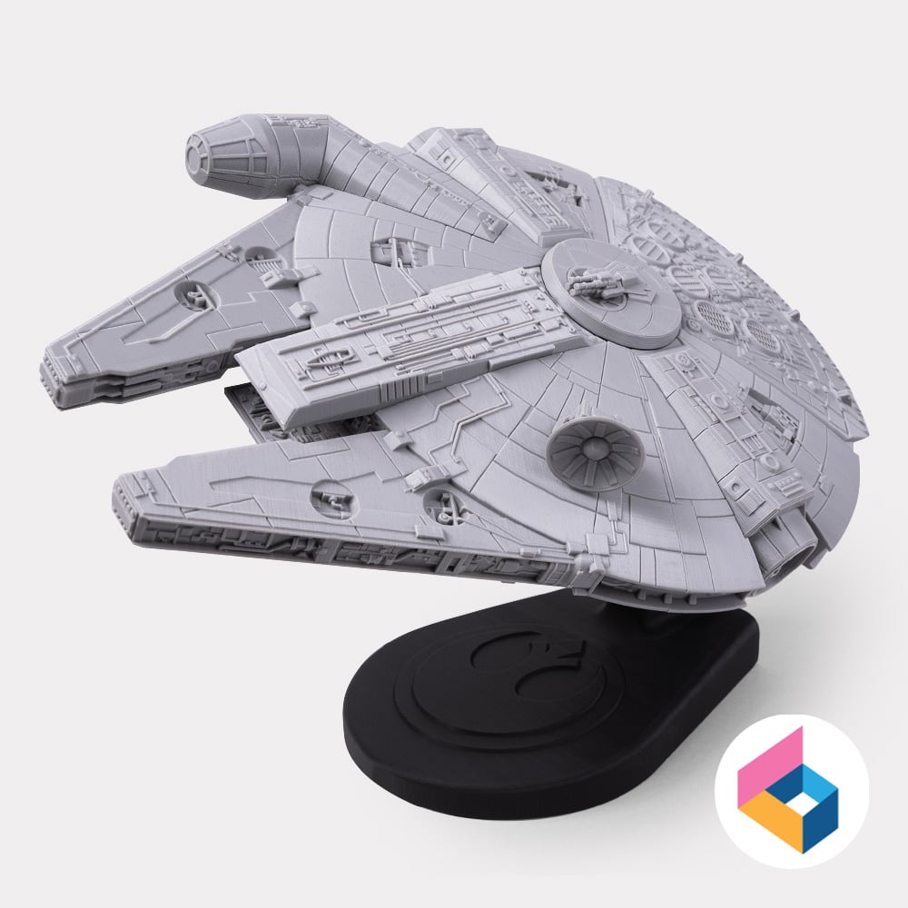Millennium Falcon Display Stand 3d model