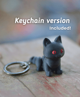 Killer Kitty - Articulated Fidget Cat - Ludo Animal 3d model