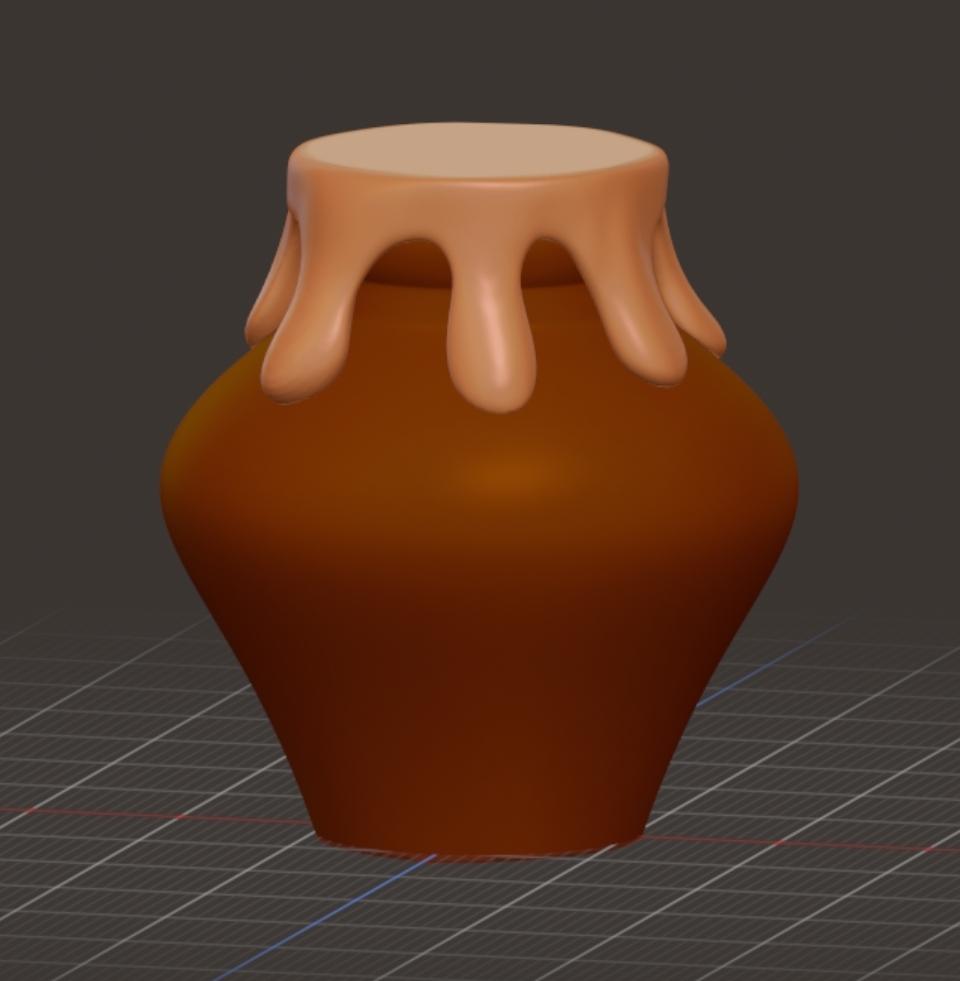 Hot cocoa jar 3d model