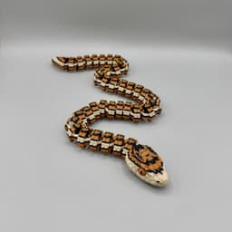 Flexy Pit Viper β Fully Articulating Snake 3d model