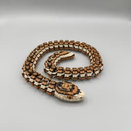 Flexy Pit Viper β Fully Articulating Snake 3d model