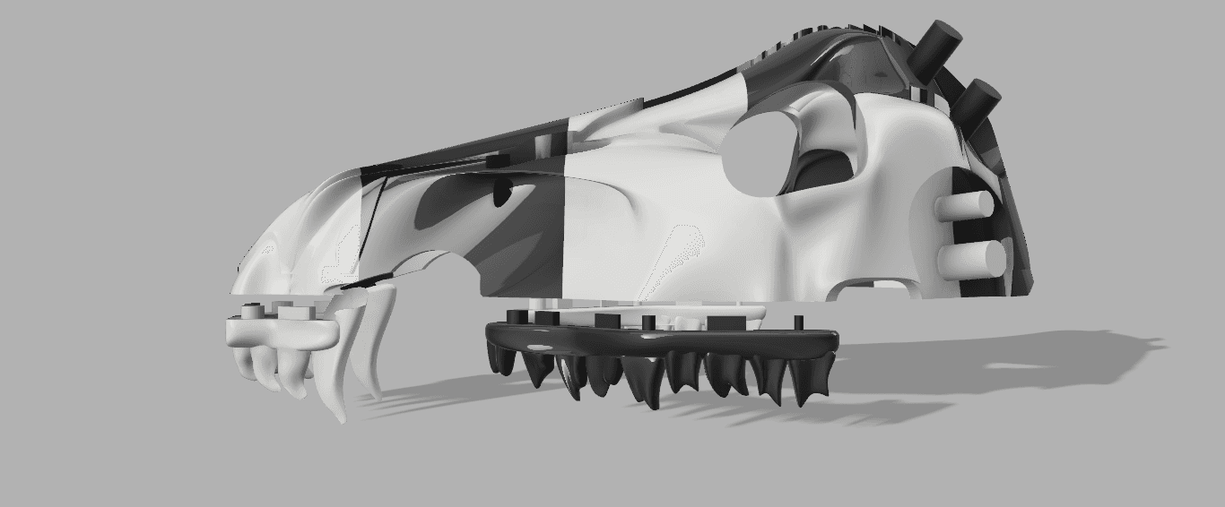 Wendigo Mask Fangs 3d model