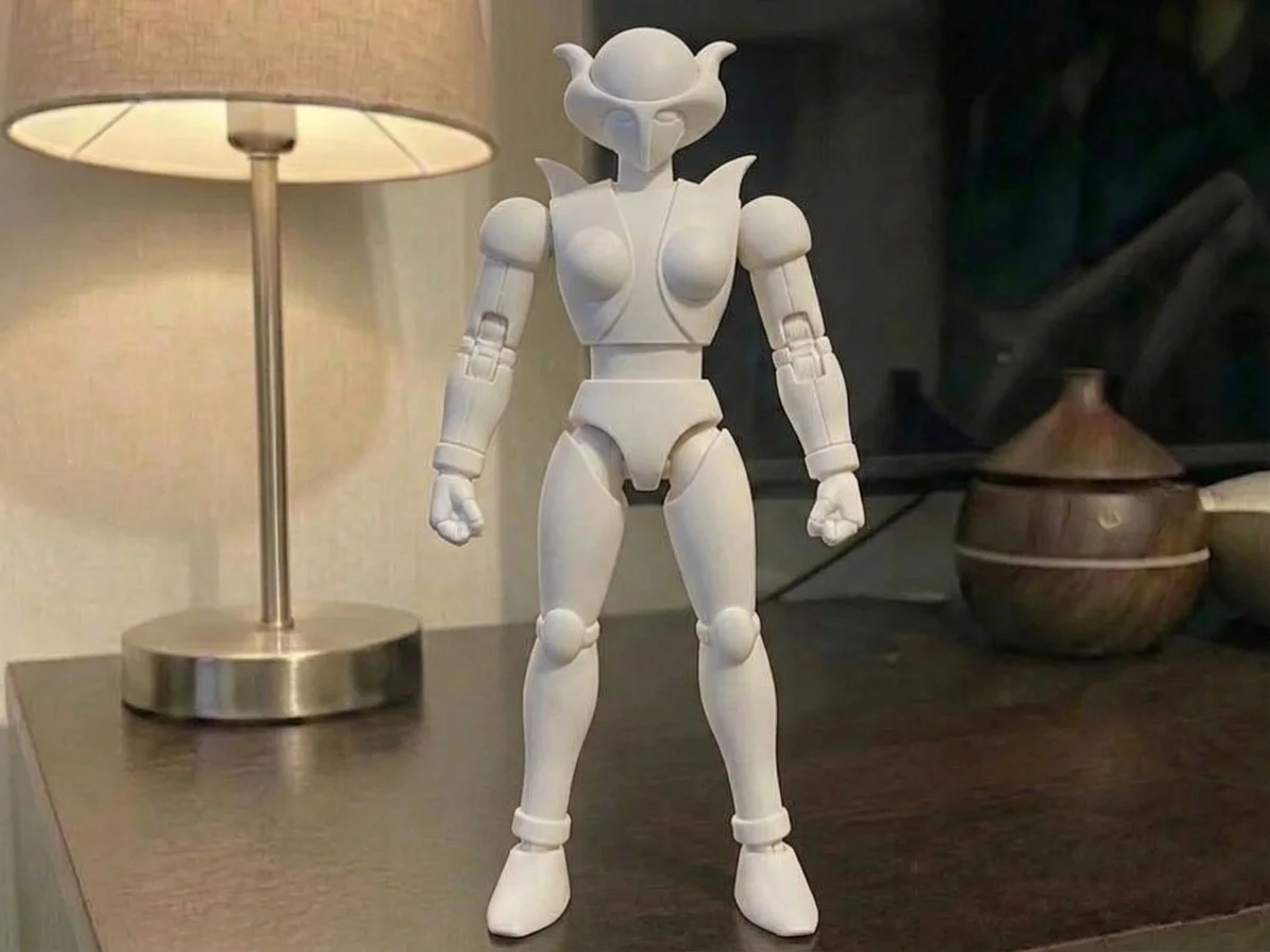 Afrodite A Robot: Design Sferico Icona Morbida 3d model