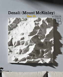 Denali (Mount McKinley) 3d model