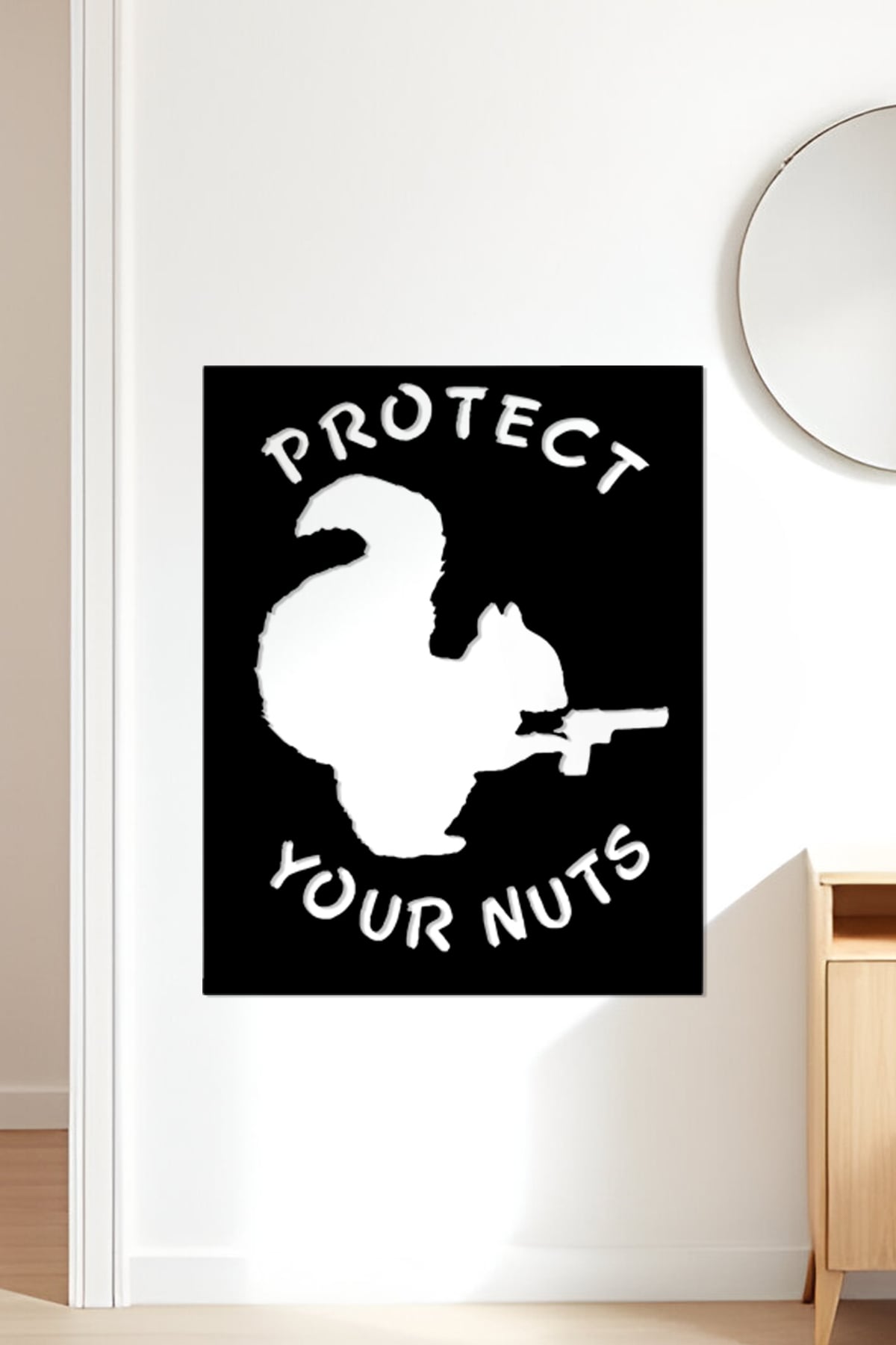 Squirrel Wall Art, Wall Decor, Home Decor 3d model