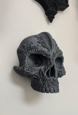 Ornate Skull Secret Storage Gothic Home Decor 3d model