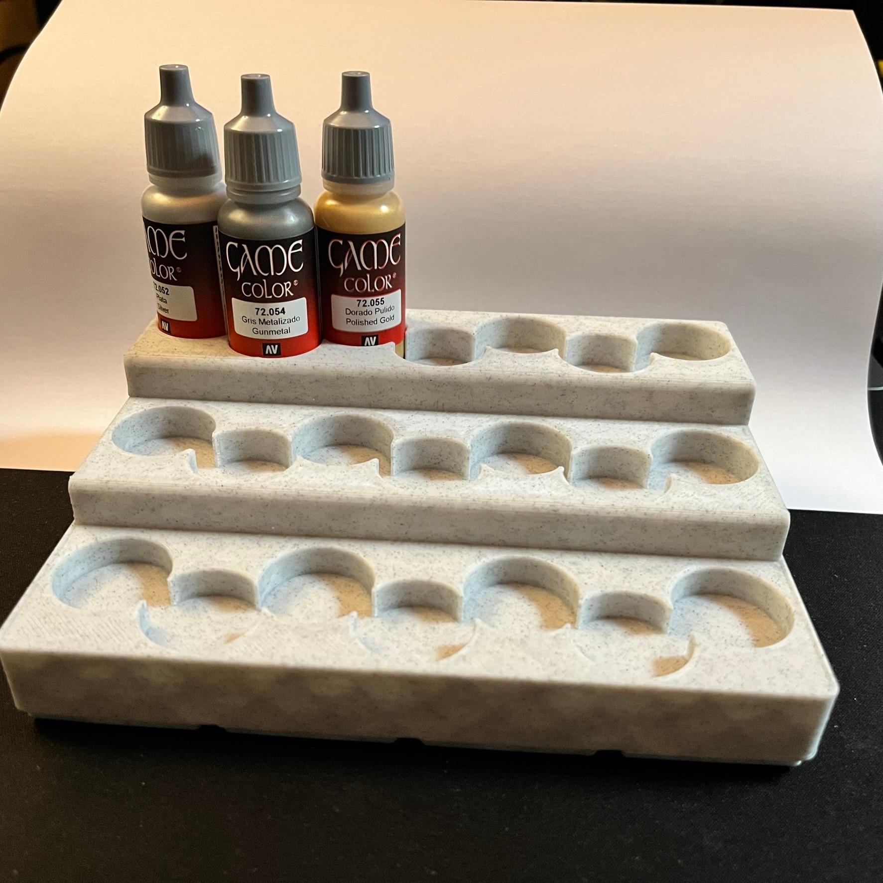 #Gridfinity Paint Shelf - Thank you! The bottles fit perfectly

9 hr 10 min print, with CHEP extra fast profile at 0.28 mm and 15% infill - 3d model