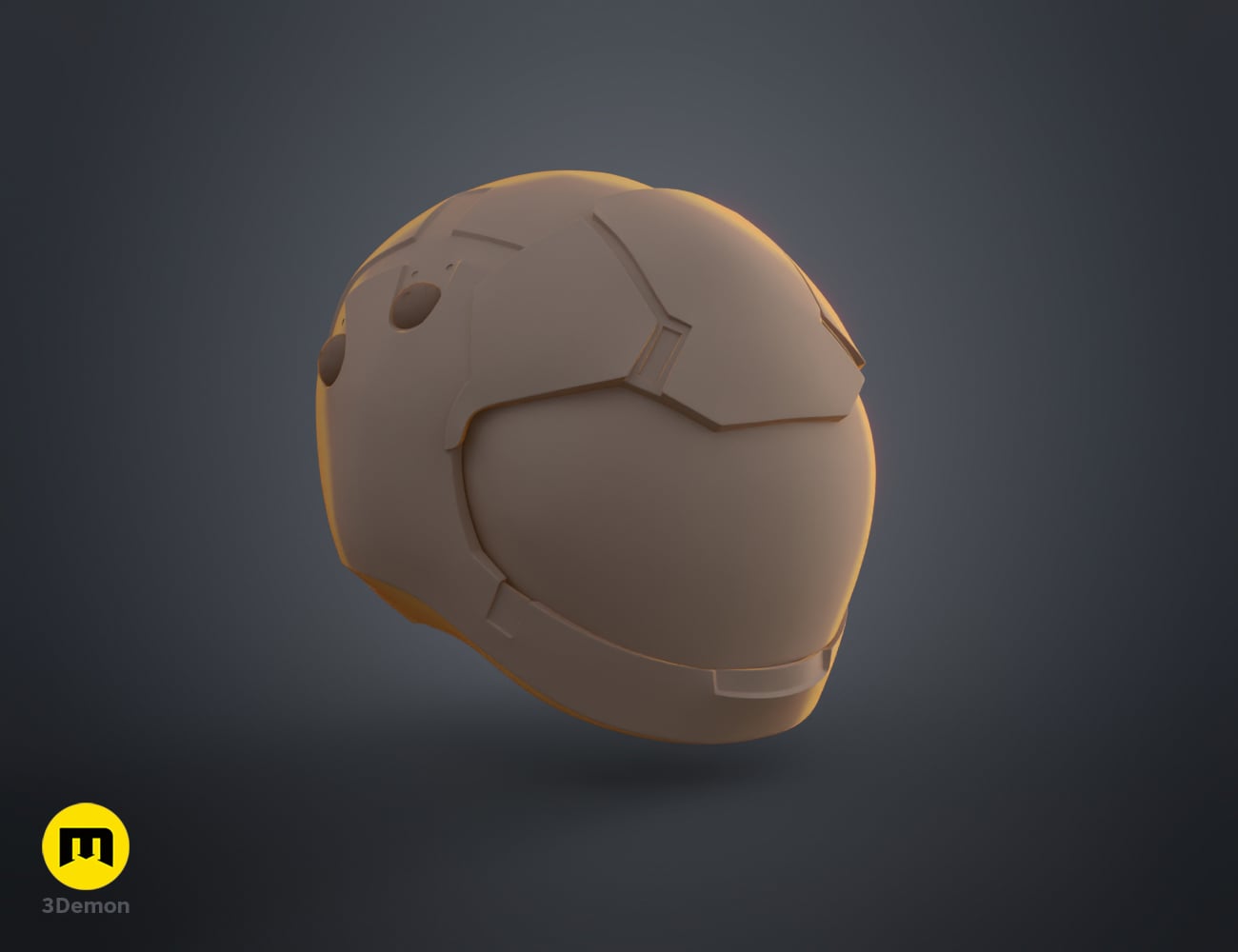 Gundam pilot Banagher Helmet 3d model