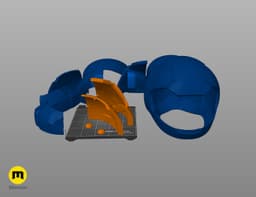 Gundam pilot Banagher Helmet 3d model