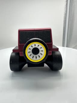 Print in Place Articulating Jeep, Off Road, Toy 3d model