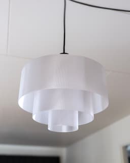 3 Tier Pendant // Cylinder Lenticular 300mm 3d model