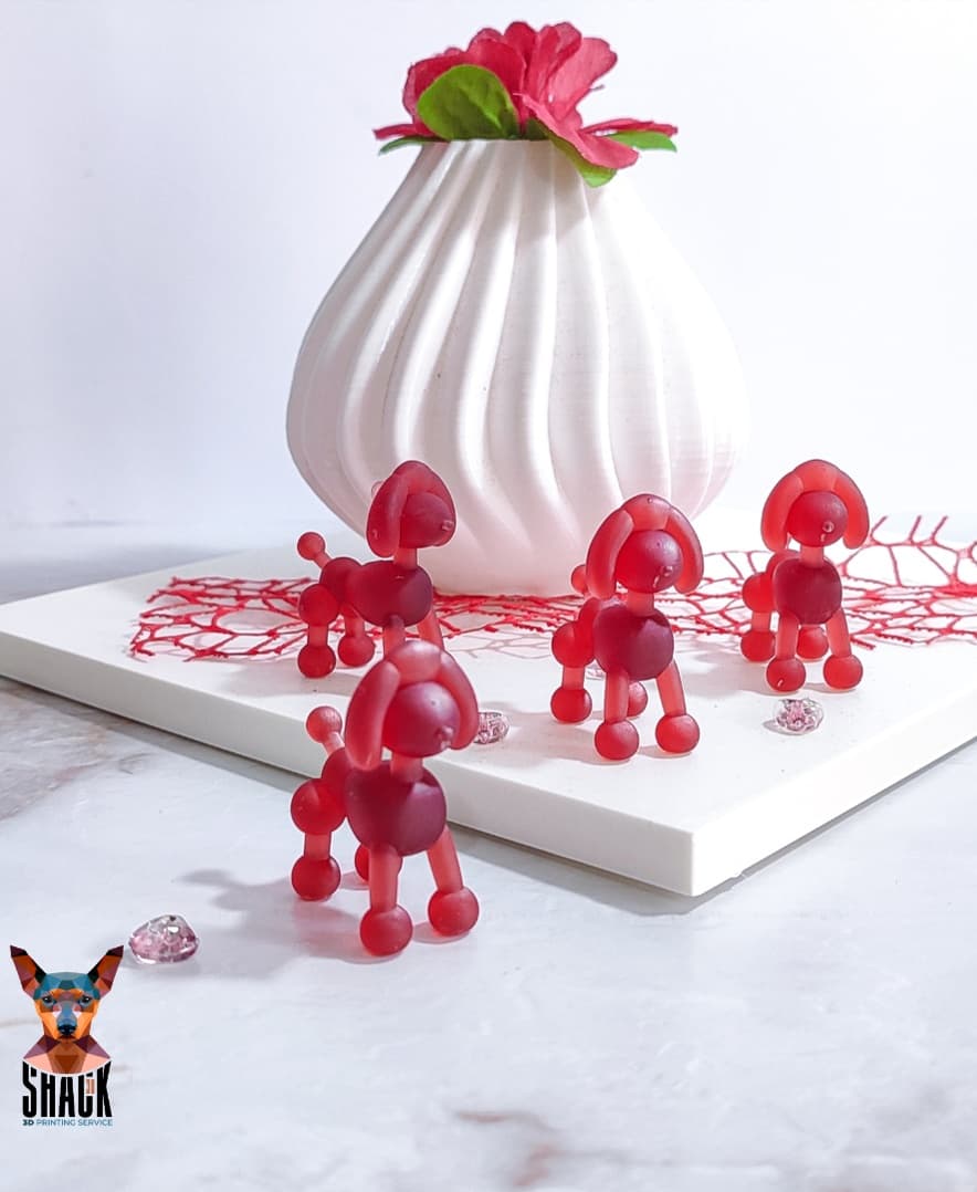 Balloon Poodle Charms 3d model