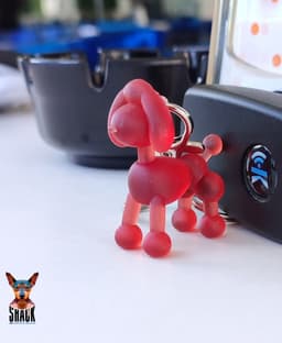Balloon Poodle Charms 3d model