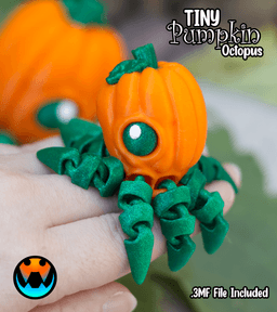 Tiny Pumpkin Octopus 3d model
