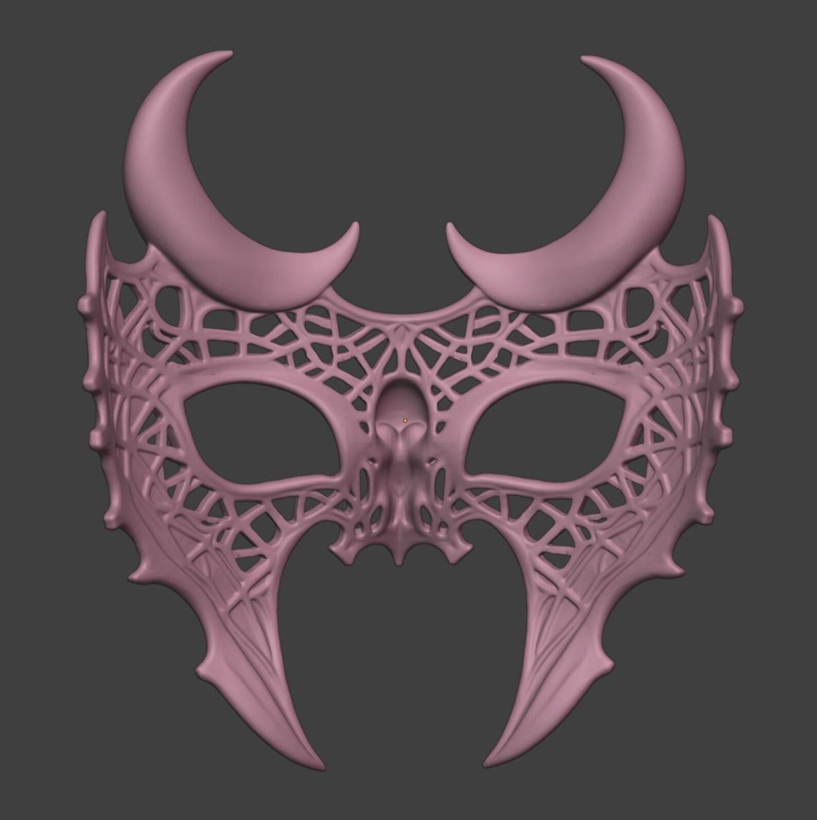 Moonveil Lattice Mask 3d model