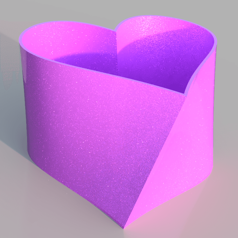 Twisted Heart Box for Valentine's 3d model