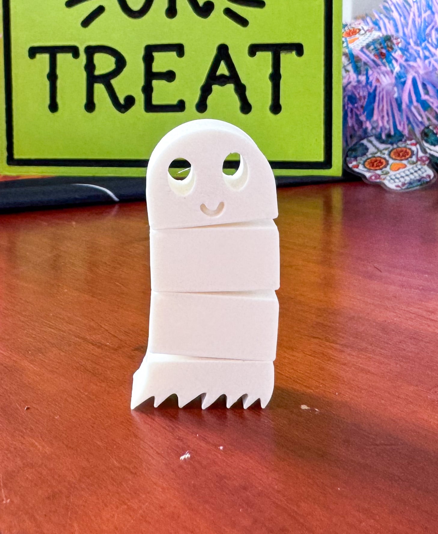 Flexi Articulated Ghost Halloween Decoration 3d model