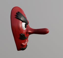 Urokodaki Mask Remake 3d model